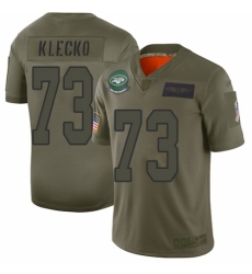 Men's New York Jets #73 Joe Klecko Limited Camo 2019 Salute to Service Football Jersey