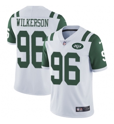Men's Nike New York Jets #96 Muhammad Wilkerson White Vapor Untouchable Limited Player NFL Jersey