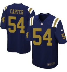 Men's Nike New York Jets #54 Bruce Carter Limited Navy Blue Alternate NFL Jersey