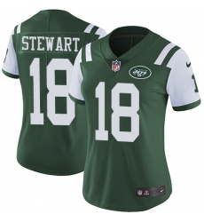 Women's Nike New York Jets #18 ArDarius Stewart Green Team Color Vapor Untouchable Limited Player NFL Jersey