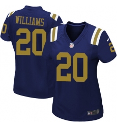 Women's Nike New York Jets #20 Marcus Williams Limited Navy Blue Alternate NFL Jersey