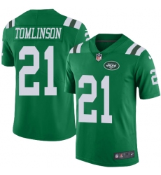 Youth Nike New York Jets #21 LaDainian Tomlinson Limited Green Rush Vapor Untouchable NFL Jersey