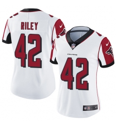 Women's Nike Atlanta Falcons #42 Duke Riley White Vapor Untouchable Limited Player NFL Jersey