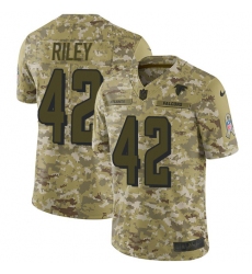 Youth Nike Atlanta Falcons #42 Duke Riley Limited Camo 2018 Salute to Service NFL Jersey
