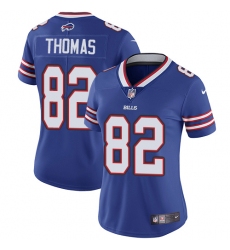Women's Nike Buffalo Bills #82 Logan Thomas Royal Blue Team Color Vapor Untouchable Limited Player NFL Jersey