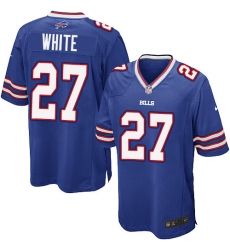 Men's Nike Buffalo Bills #27 Tre'Davious White Game Royal Blue Team Color NFL Jersey