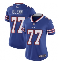 Women's Nike Buffalo Bills #77 Cordy Glenn Royal Blue Team Color Vapor Untouchable Limited Player NFL Jersey