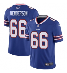 Youth Nike Buffalo Bills #66 Seantrel Henderson Royal Blue Team Color Vapor Untouchable Limited Player NFL Jersey