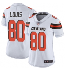 Women's Nike Cleveland Browns #80 Ricardo Louis White Vapor Untouchable Limited Player NFL Jersey