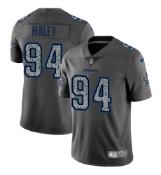 Youth Nike Dallas Cowboys #94 Charles Haley Gray Static Vapor Untouchable Limited NFL Jersey