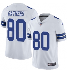 Men's Nike Dallas Cowboys #80 Rico Gathers White Vapor Untouchable Limited Player NFL Jersey
