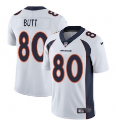 Youth Nike Denver Broncos #80 Jake Butt White Vapor Untouchable Limited Player NFL Jersey