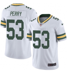 Men's Nike Green Bay Packers #53 Nick Perry White Vapor Untouchable Limited Player NFL Jersey