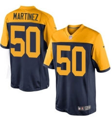 Men's Nike Green Bay Packers #50 Blake Martinez Limited Navy Blue Alternate NFL Jersey