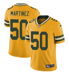 Youth Nike Green Bay Packers #50 Blake Martinez Limited Gold Rush Vapor Untouchable NFL Jersey