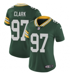 Women's Nike Green Bay Packers #97 Kenny Clark Green Team Color Vapor Untouchable Limited Player NFL Jersey