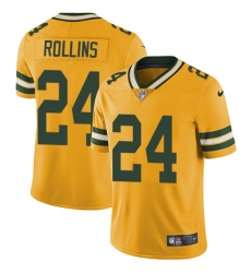 Youth Nike Green Bay Packers #24 Quinten Rollins Limited Gold Rush Vapor Untouchable NFL Jersey