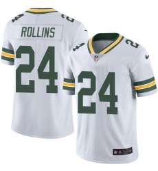 Youth Nike Green Bay Packers #24 Quinten Rollins White Vapor Untouchable Limited Player NFL Jersey