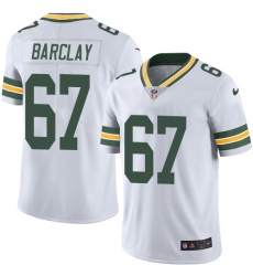 Men's Nike Green Bay Packers #67 Don Barclay White Vapor Untouchable Limited Player NFL Jersey