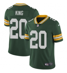 Men's Nike Green Bay Packers #20 Kevin King Green Team Color Vapor Untouchable Limited Player NFL Jersey