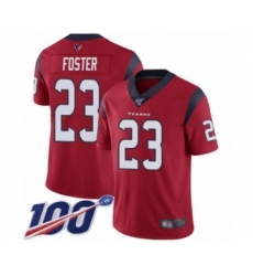 Men's Houston Texans #23 Arian Foster Red Alternate Vapor Untouchable Limited Player 100th Season Football Jersey