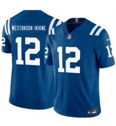 Men's Indianapolis Colts #12 Nick Westbrook-Ikhine Blue 2026 F.U.S.E. Vapor Limited Football Stitched Jersey