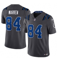 Men's Indianapolis Colts #84 Tyler Warren Dark Gray2026 F.U.S.E. Rivalries Collection Limited Football Stitched Jersey
