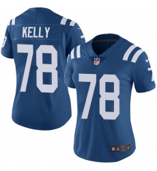 Women's Nike Indianapolis Colts #78 Ryan Kelly Royal Blue Team Color Vapor Untouchable Limited Player NFL Jersey