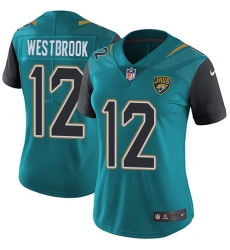 Women's Nike Jacksonville Jaguars #12 Dede Westbrook Teal Green Team Color Vapor Untouchable Limited Player NFL Jersey