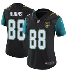 Women's Nike Jacksonville Jaguars #88 Allen Hurns Black Alternate Vapor Untouchable Limited Player NFL Jersey