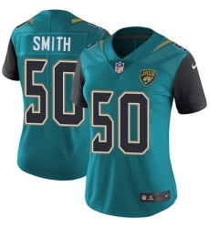 Women's Nike Jacksonville Jaguars #50 Telvin Smith Teal Green Team Color Vapor Untouchable Limited Player NFL Jersey