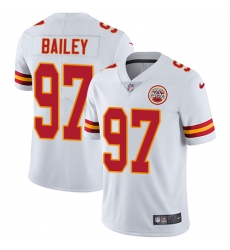 Youth Nike Kansas City Chiefs #97 Allen Bailey White Vapor Untouchable Limited Player NFL Jersey