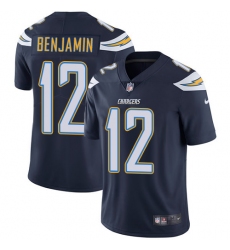 Men's Nike Los Angeles Chargers #12 Travis Benjamin Navy Blue Team Color Vapor Untouchable Limited Player NFL Jersey